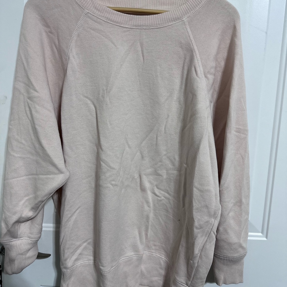 Aerie Soft Pink Crew Neck Sweater